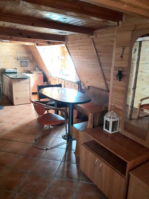 Wynajem Radzyń Sława  domek nad jeziorem Leśna Chatka 8-11 osób