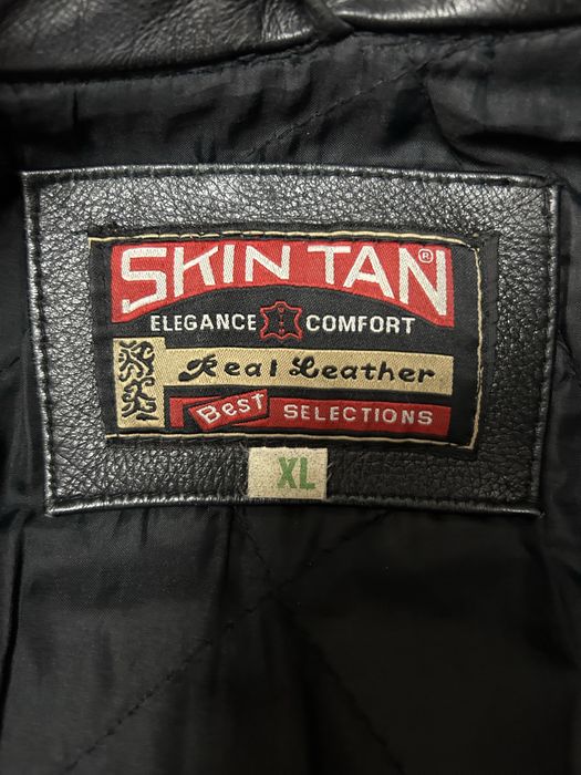 Шкіряна куртка skintan