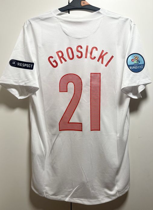 Koszulka Reprezentacji Polski Grosicki 21 • Euro 2012 • XL Retro