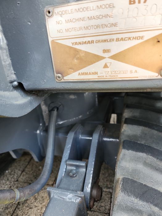 Yanmar B17 – minikoparka 1,7 t | Kabina | Stan bardzo dobry