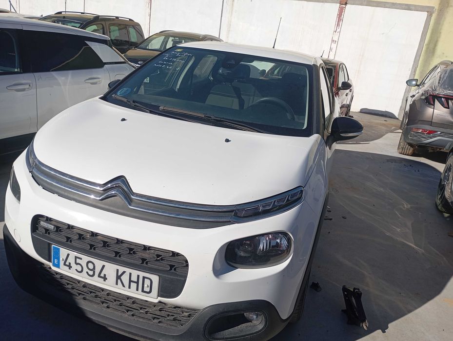 Frente completa Citroen C3 capu farol tablier cintos lier guarda lama cintos frente de fibra