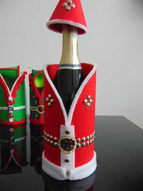 do kolekcji - ozdoba świateczna na butelke - prezent nr 6