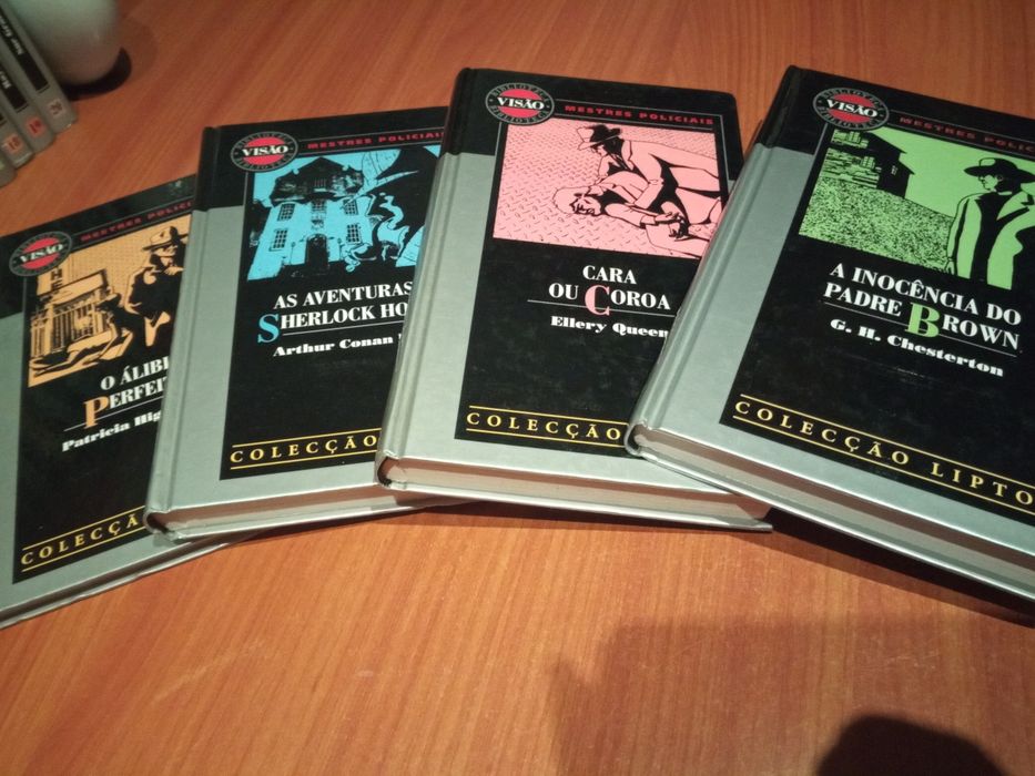 Livros "Mestres Policiais" biblioteca visão