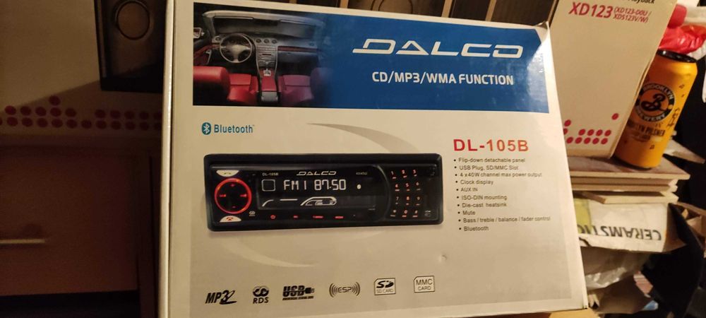Radio 4x40W AUX / USB / SD / MMC / 2RCA - Sub MP3