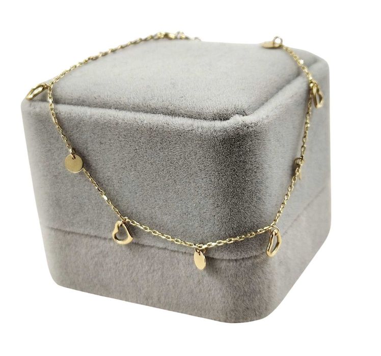 Śliczna złota bransoletka 1,44g 585