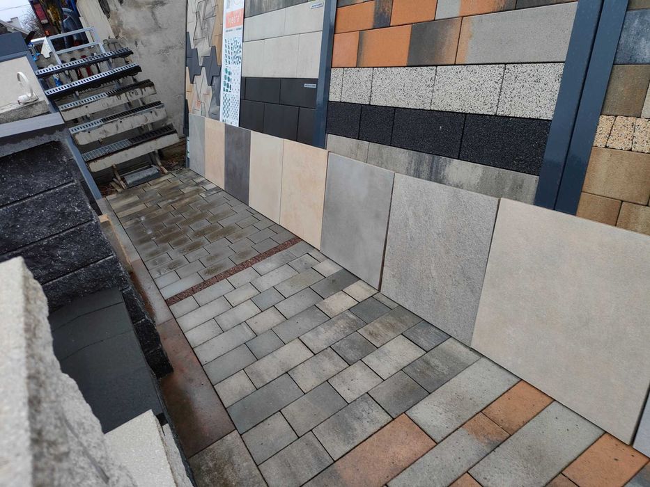 Gres płyty ceramiczne gresowe tarasowe 60x60x2 taras chodnik