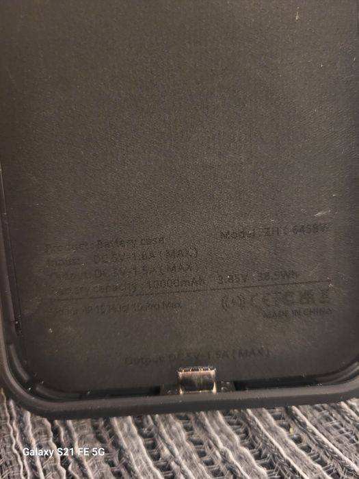 NEWDERY bateria, etui IPHONE 15 PRO MAX / 15 PLUS 10000 mah