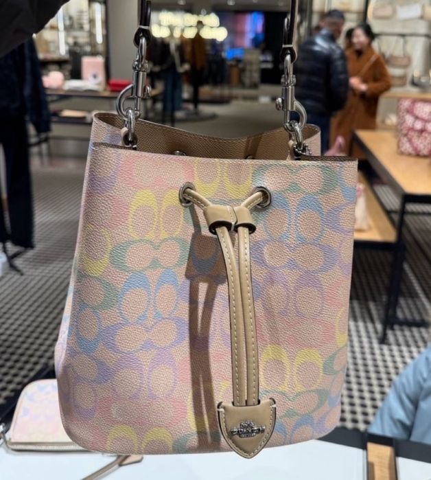 Сумка Coach Rowan оригінал шкіряна канва