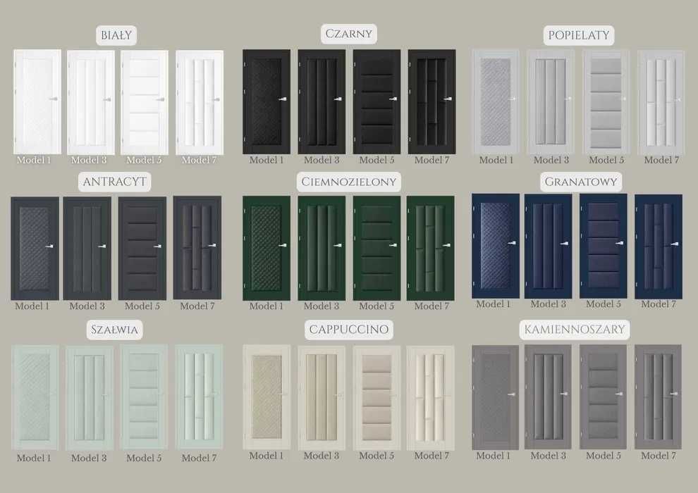 drzwi tapicerowane