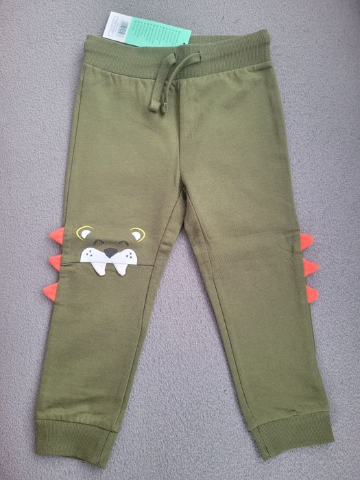 Nowe spodnie r. 98, chłopięce, khaki