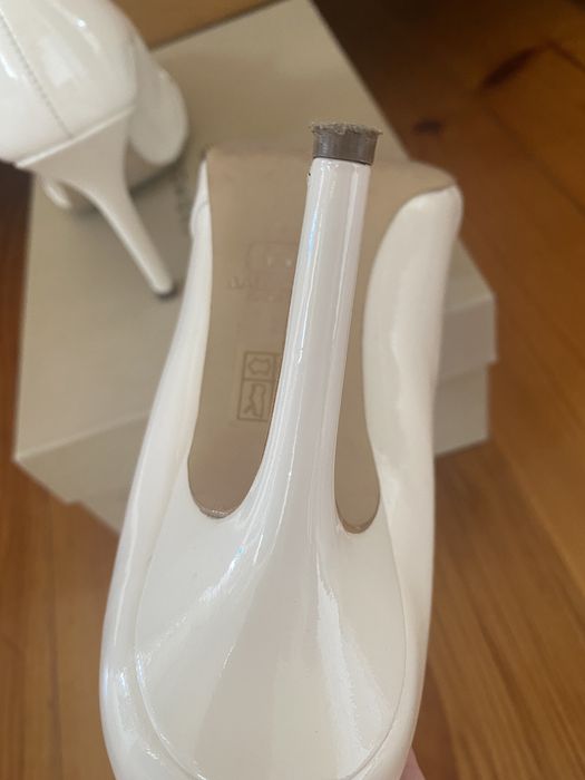 Buty szpilki 38 skóra Baldowski ślub