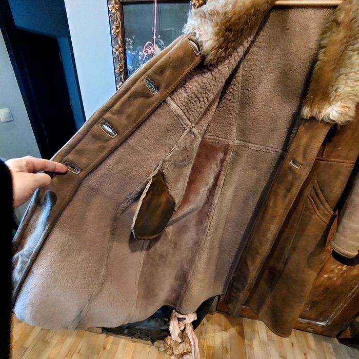 Kożuch damski naturalna skóra