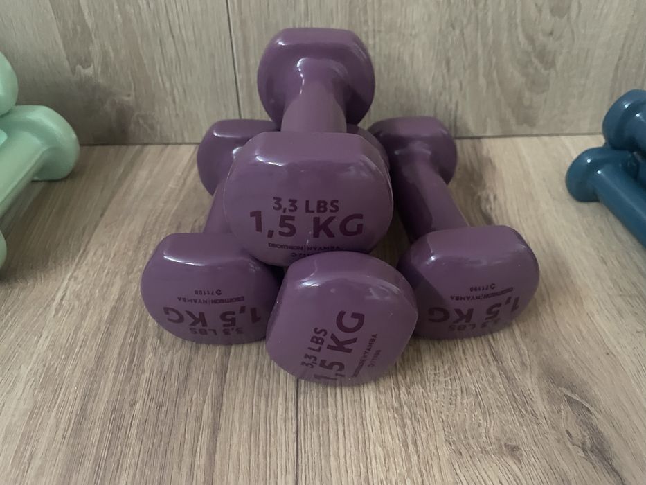 Haltere fitness ferro fundido, conj.2