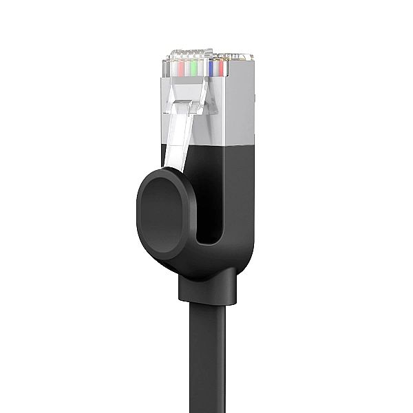 Kabel Baseus High Speed sieciowy płaski Ethernet CAT6 RJ45/1m - czarny