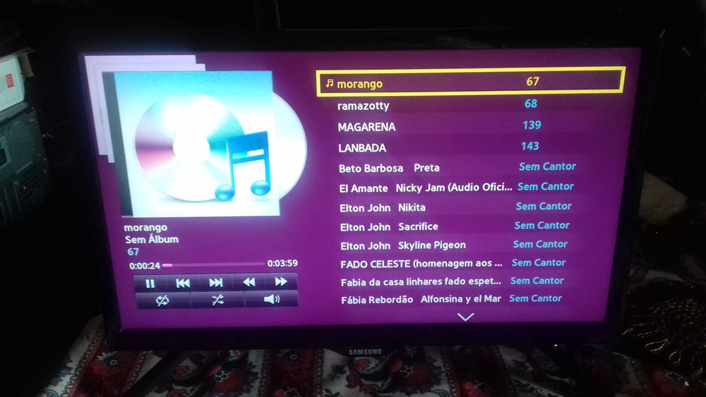 tv sansung 22 polegadas a funcionar