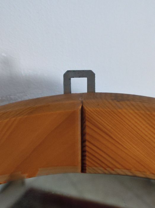 Lustro scienne w drewnianej ramie jak nowe