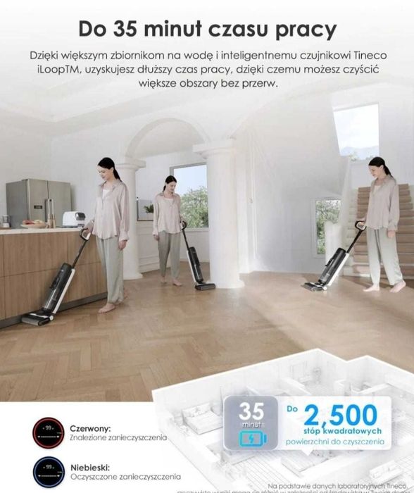 Tineco ONE S6 Nowy odkurzacz mopujący myjący jak Hizero 2w1 mop