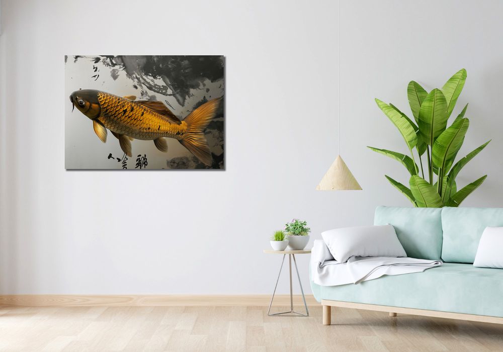 Obraz 100x70cm Spokojna Ryba Koi