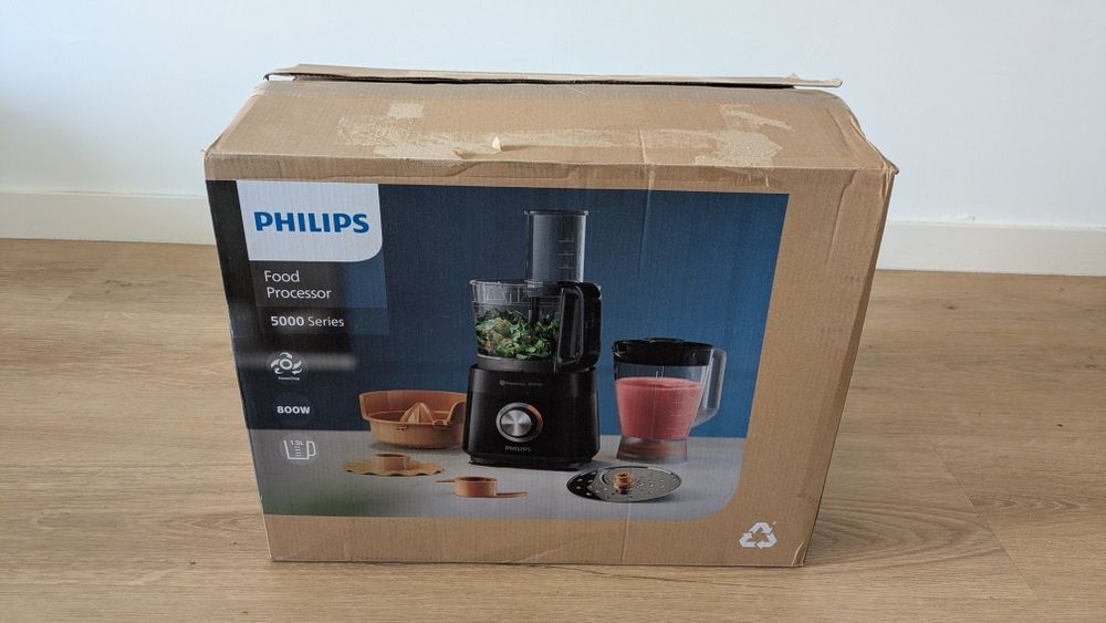 Robô de Cozinha PHILIPS HR7510/10 (1.5 L-800 W-6 acessórios) (NOVO)