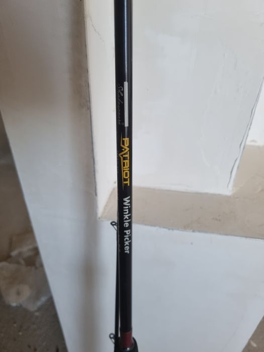 Cana de pesca usada