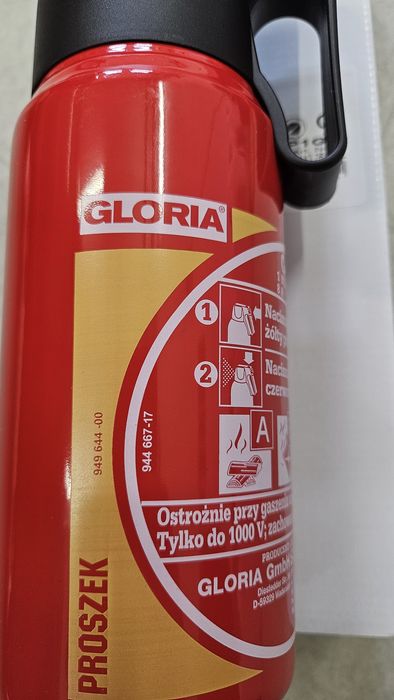 Gaśnica Gloria polska nowa 2025 i 2026r
