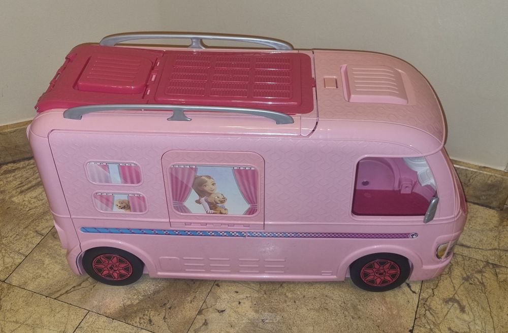 Kamper Barbie Duże Auto