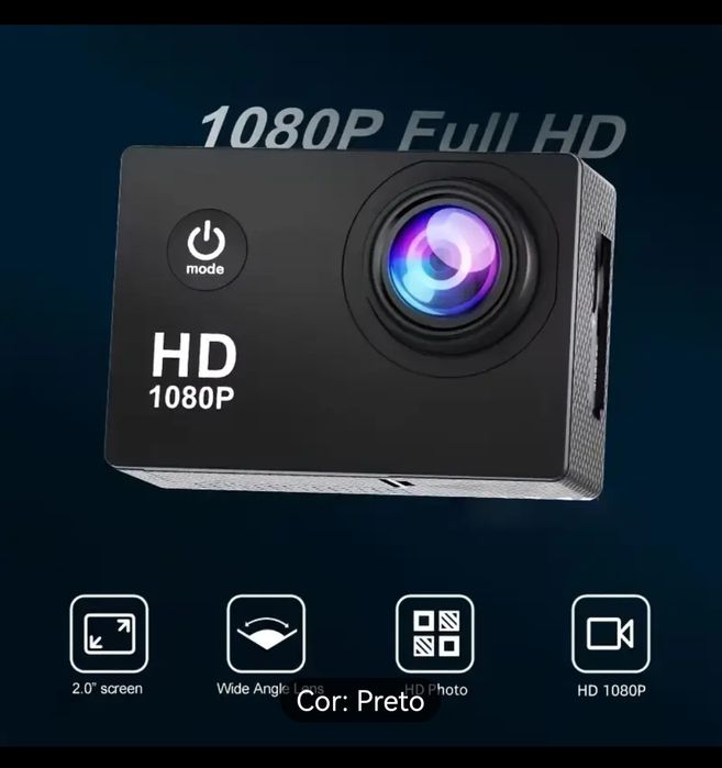 Vendo câmara go pro, com acessorios(moto, capacete) +pega+cartão 64gb