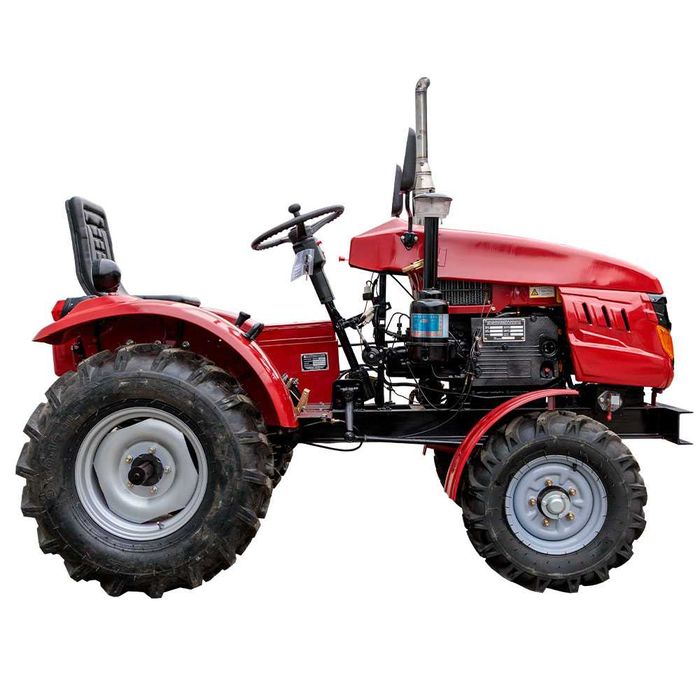 Трактор KENTAVR 200B в комплекті з навісним механізмом і фрезою