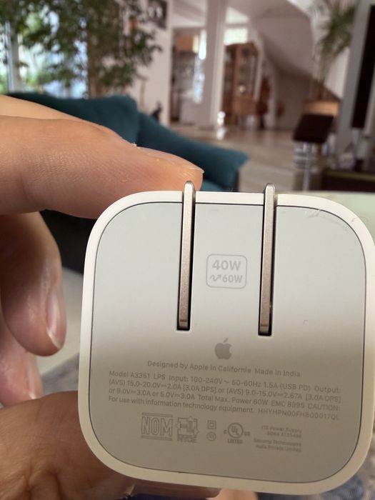 Ładowarka Apple  USB -C 40/60W