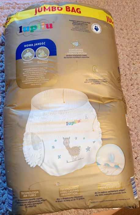 Pieluchomajtki lupilu r.4 pampers