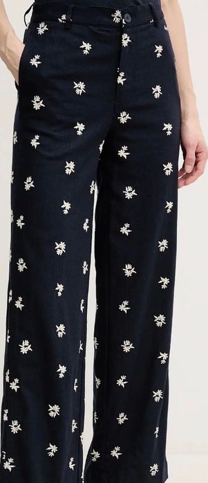 Spodnie z lnem Pepe Jeans