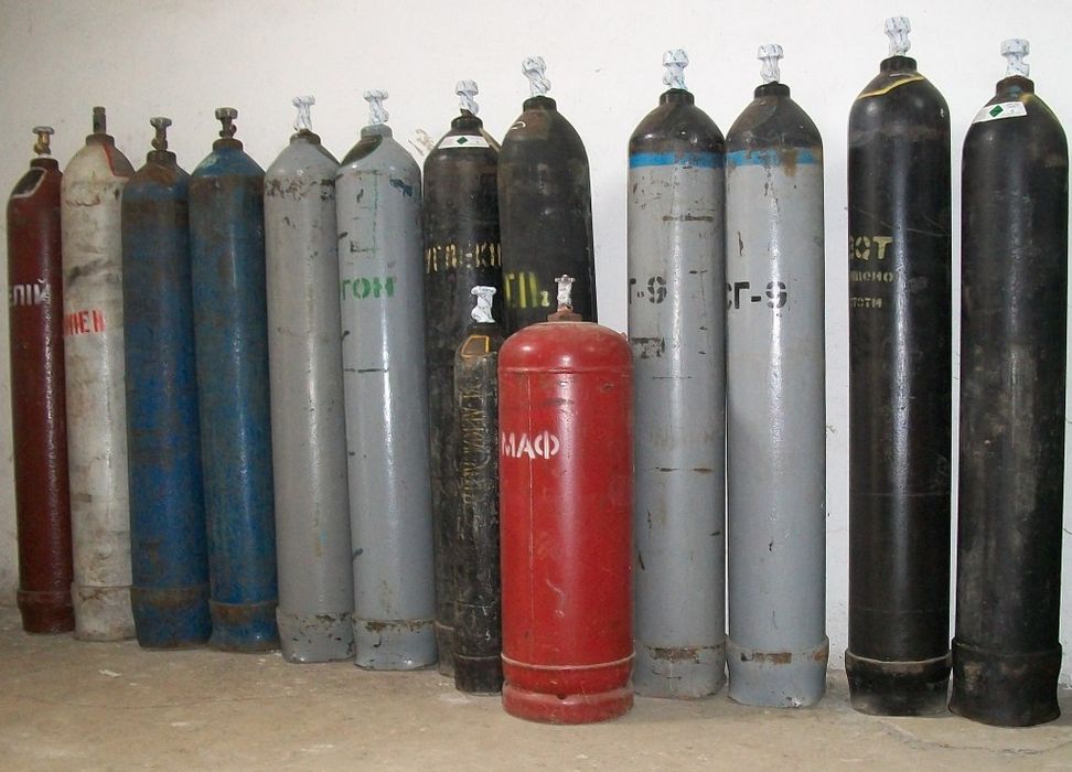 Балон (кисень, вуглекислота, аргон, азот)