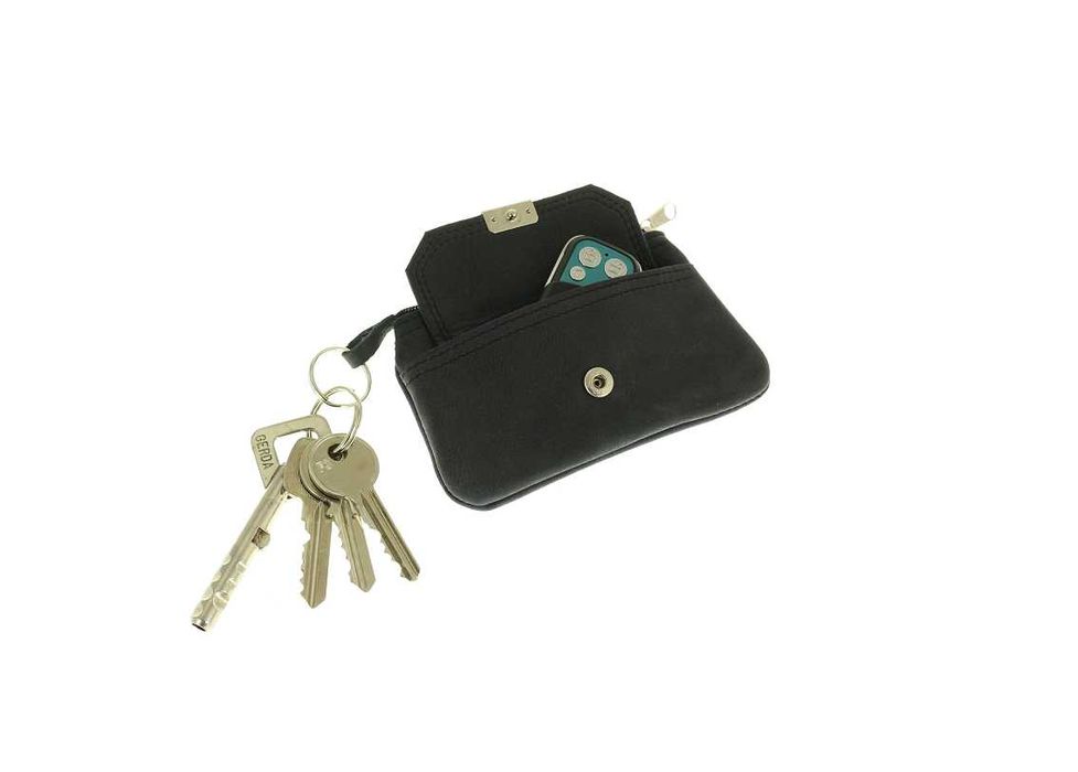 Perłowe skórzane etui na klucze skórzana kluczówka kolory PL