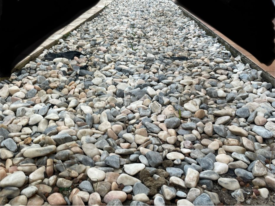 Pedra decorativa jardim