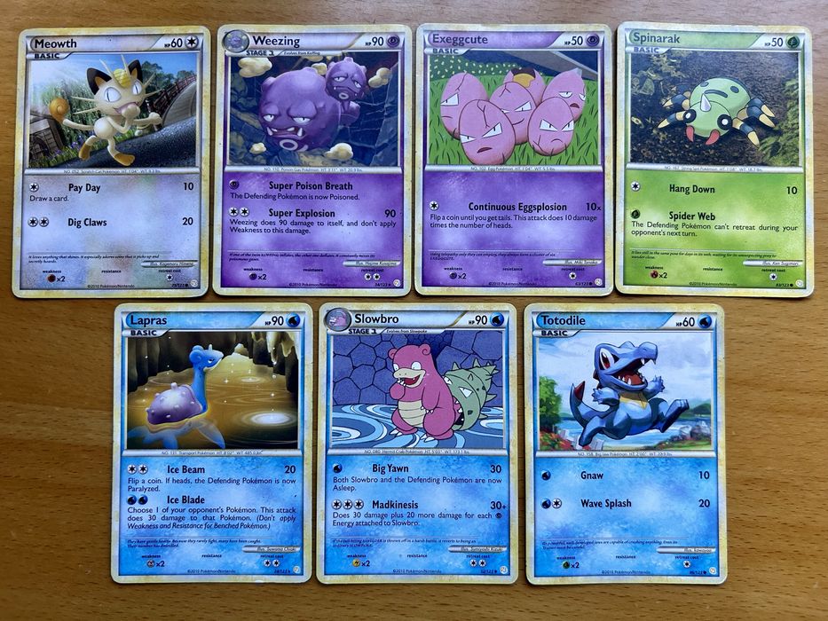 Cartas Pokémon Raras - HeartGold & SoulSilver