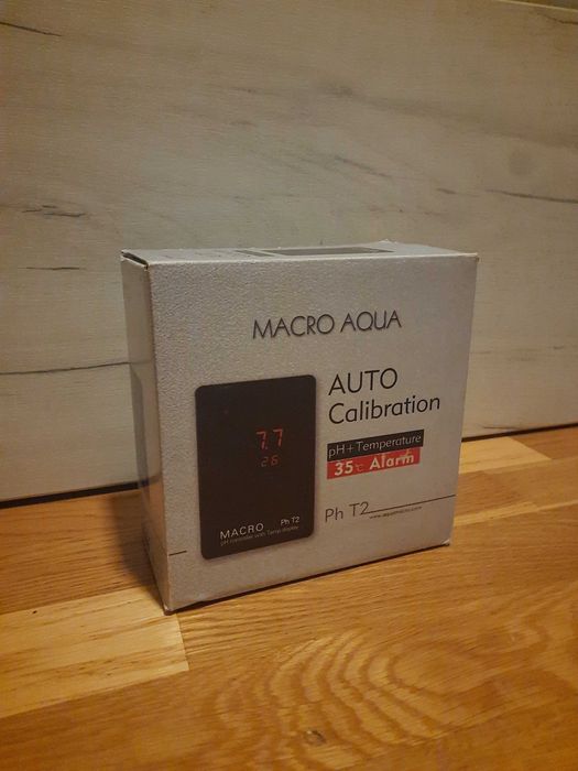 Macro Aqua pH T2 – kontroler pH i temperatury (jak nowy) + KCL sonda