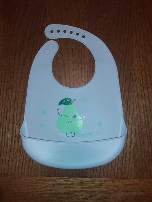 Śliniak z kieszonką z gryzakiem śliniaki 3 sztuki