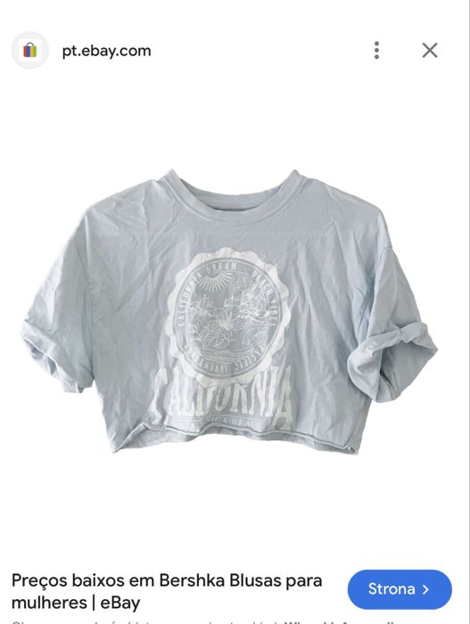 Bershka NOWY top koszulka M krótki Tshirt damski