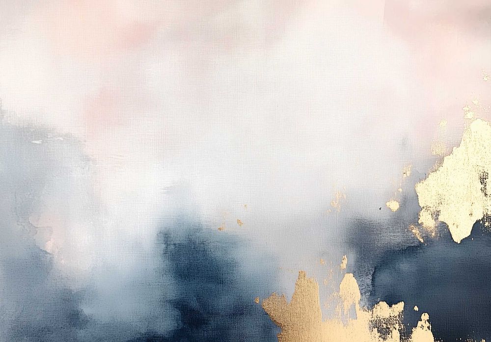 Fototapeta Jak Malowana Obraz Róż Granat Złoto Płótno Sztuka 3D + KLEJ