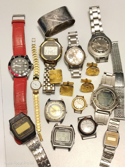 Часы СССР. Электроника. И современные