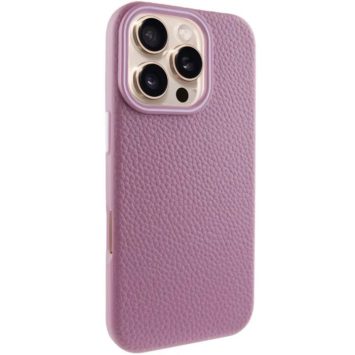 Чохол iPhone 16 Pro Max шкіряний Syndee MagSafe | На всі моделі | Чехол айфон 16 про макс кожанный с микрофиброй