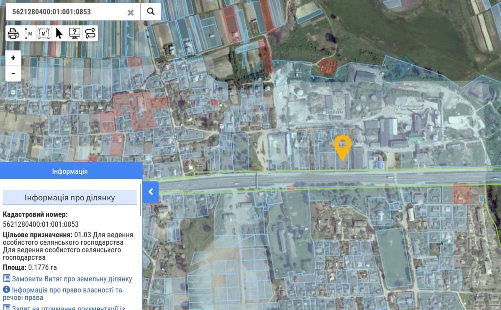 Продам ділянку над трасою Київ-Чоп