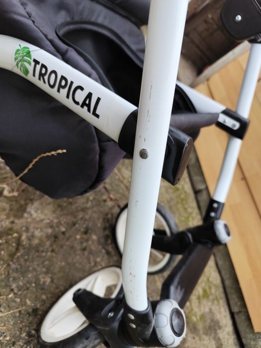 wózek 3w1 BabyLux Tropical ALU