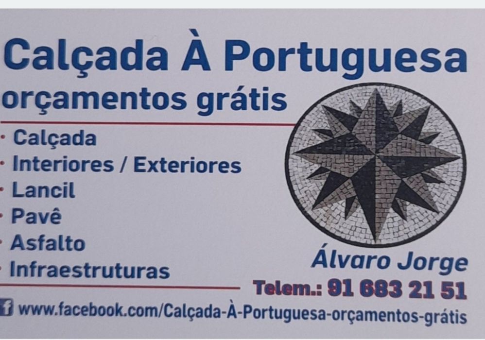 Calcada a portuguesa  pavimentos lancil asfalto