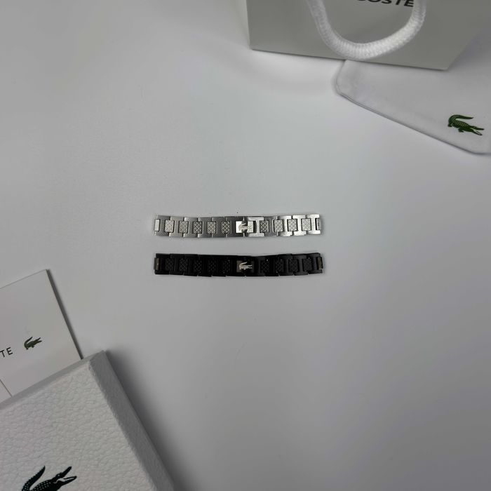 Браслет Lacoste з нержавіючої сталі цепочка лакоста цепь лакосте