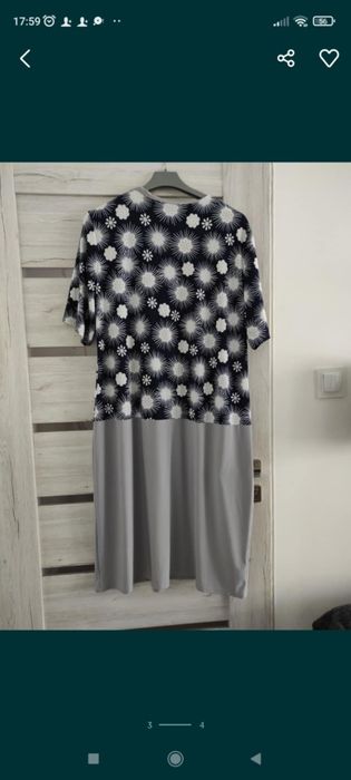 Elegancka sukienka rozmiar 4XL