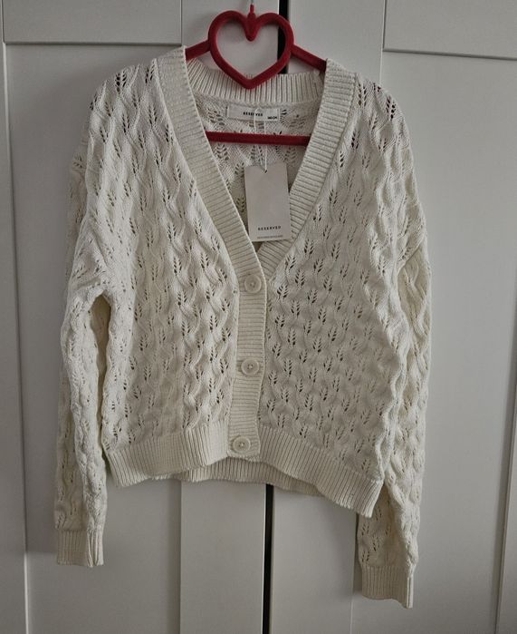 Sweter, ażurowy sweterek 140
