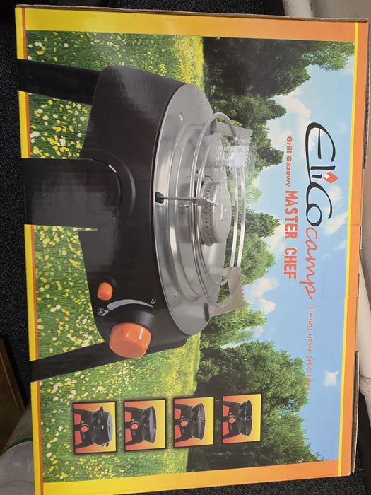 Przenośny Grill gazowy kuchenka elico camp Master Chef kampingowy campinggaz