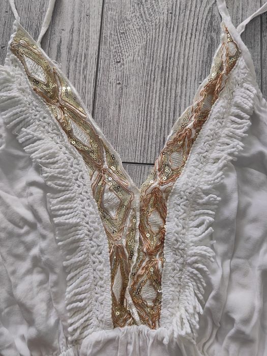 Koszulka na ramiączkach S że zdobieniem