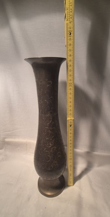 Stary mosiężny wazon Indie